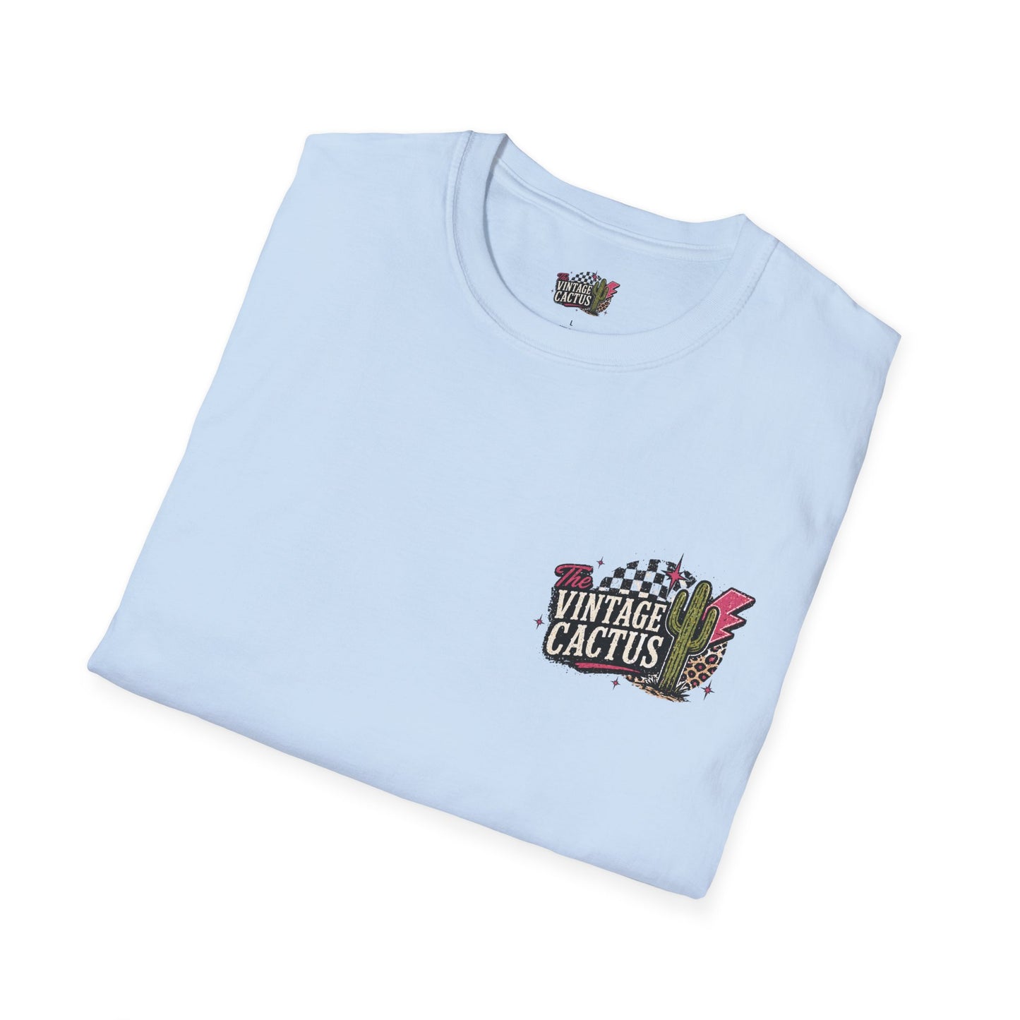 Vintage Pinup T-Shirt — "Shots First, Questions Later" Graphic Tee