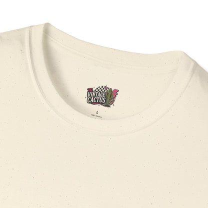 Vintage Cactus T-Shirt — “Sticky Floors, Strong Drinks, Zero Regrets” Retro Pinup Tee