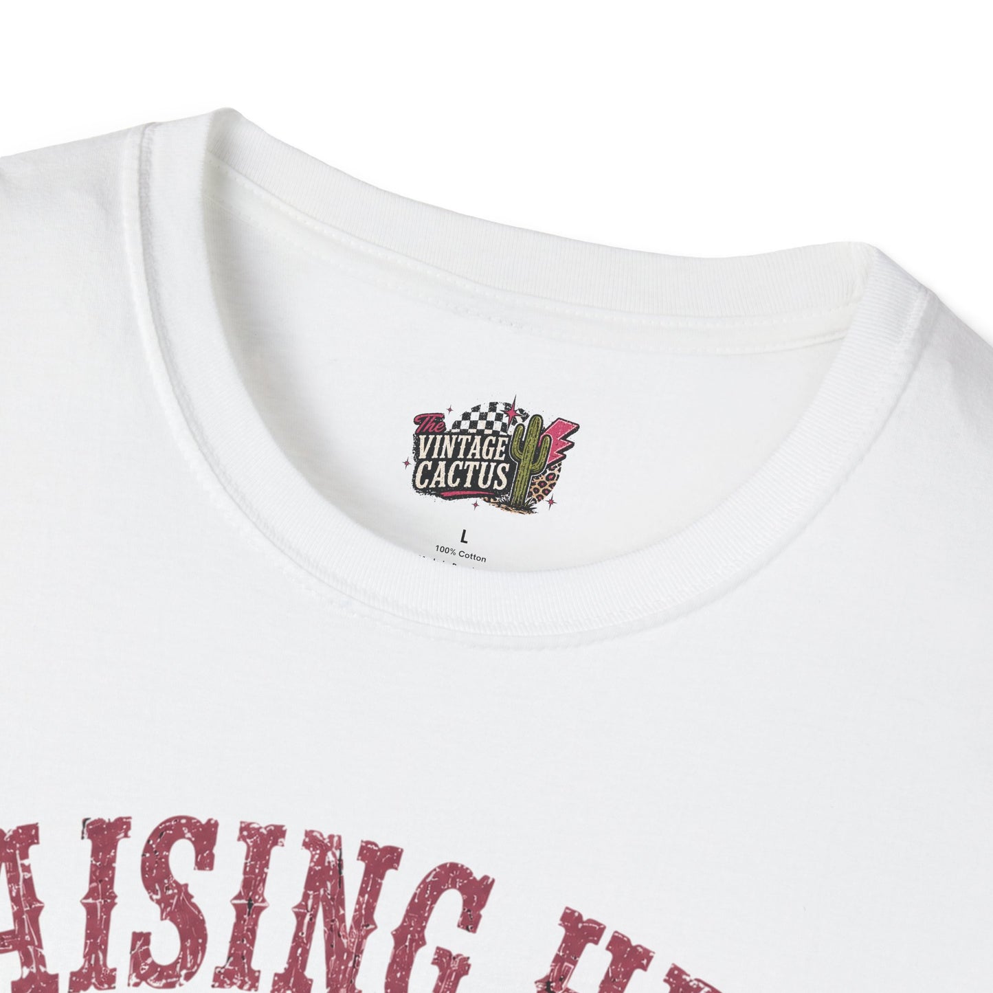 Raising Hell & Not Going to Jail Graphic T-Shirt — Western Skeleton Cowgirl Tee