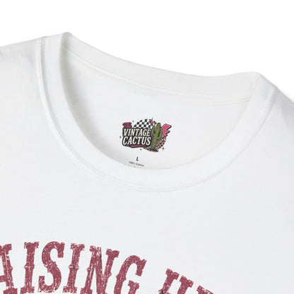 Raising Hell & Not Going to Jail Graphic T-Shirt — Western Skeleton Cowgirl Tee