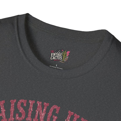 Raising Hell & Not Going to Jail Graphic T-Shirt — Western Skeleton Cowgirl Tee
