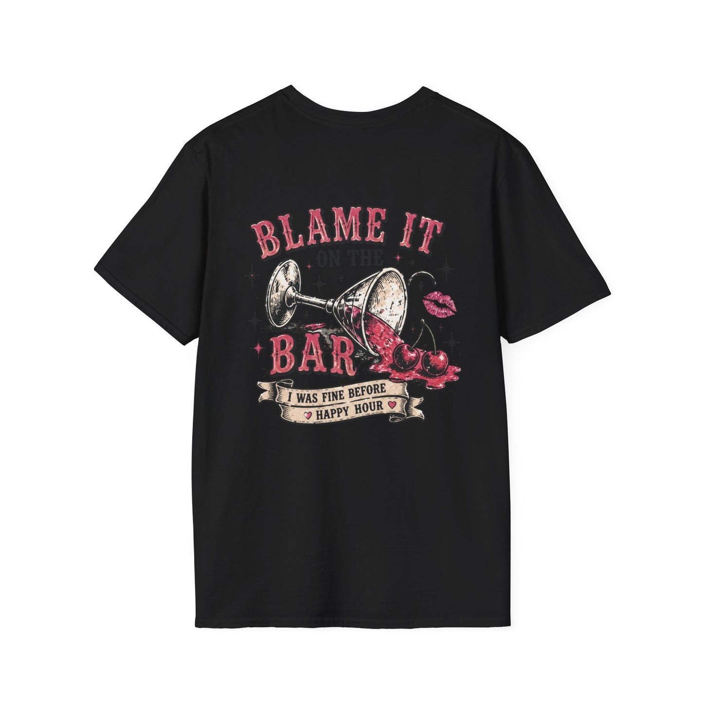 Blame It On The Bar Graphic T-Shirt — Vintage Cactus Happy Hour Tee