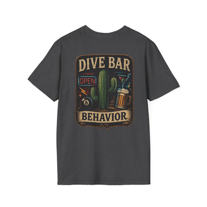 Dive Bar Behavior T-Shirt — Vintage Cactus Bar Graphic Tee