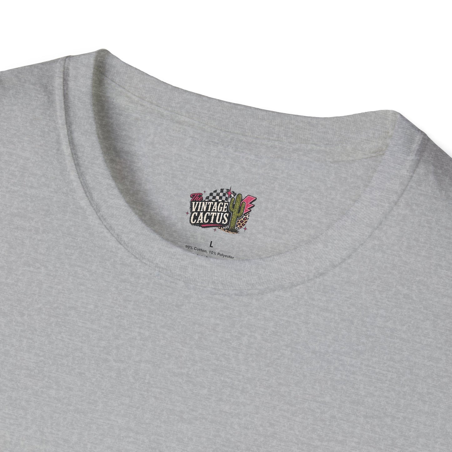 Raising Hell Skull Cowboy T-Shirt — "Raising Hell & Not Going to Jail" Vintage Cactus Tee