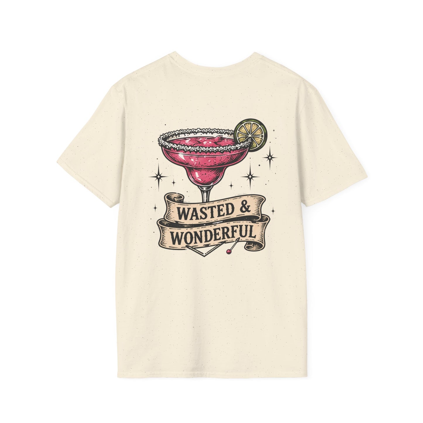Wasted & Wonderful Margarita T-Shirt — Vintage Cocktail Graphic Tee