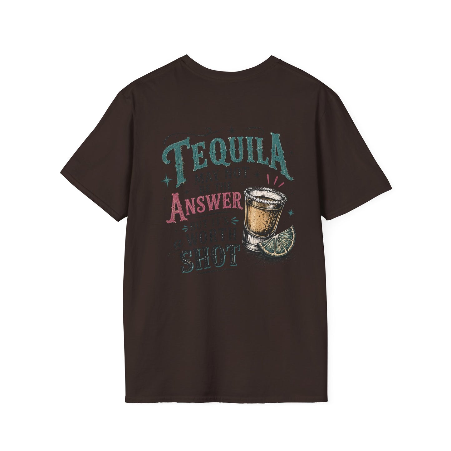 Tequila Worth a Shot T-Shirt — Vintage Cactus Bar Graphic Tee