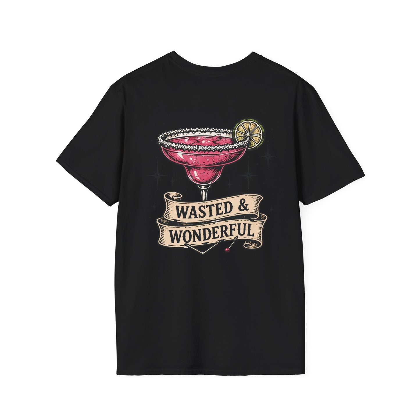 Wasted & Wonderful Margarita T-Shirt — Vintage Cocktail Graphic Tee