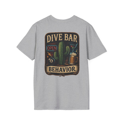 Dive Bar Behavior T-Shirt — Vintage Cactus Bar Graphic Tee