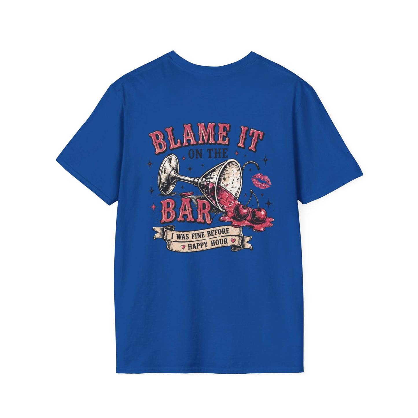 Blame It On The Bar Graphic T-Shirt — Vintage Cactus Happy Hour Tee