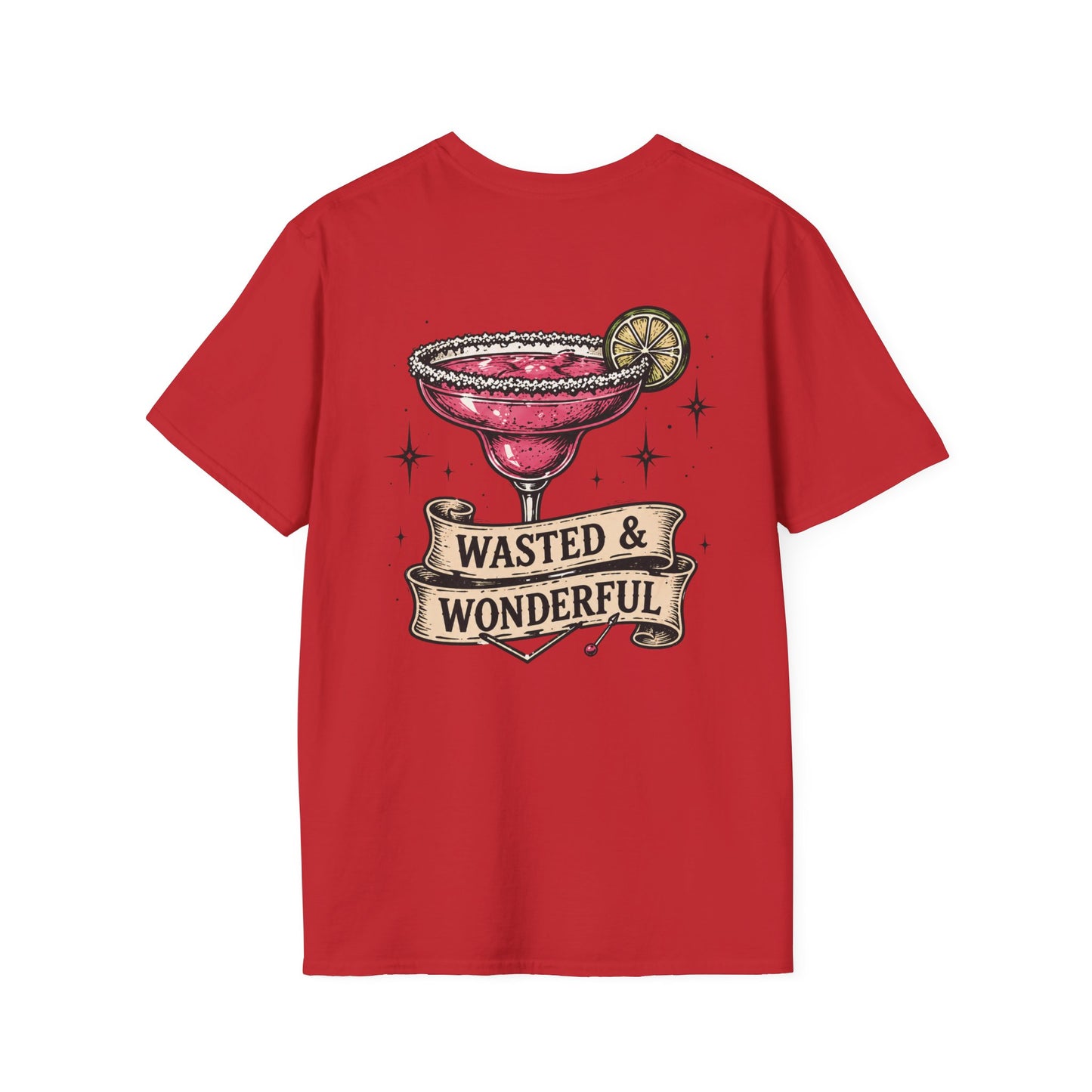 Wasted & Wonderful Margarita T-Shirt — Vintage Cocktail Graphic Tee