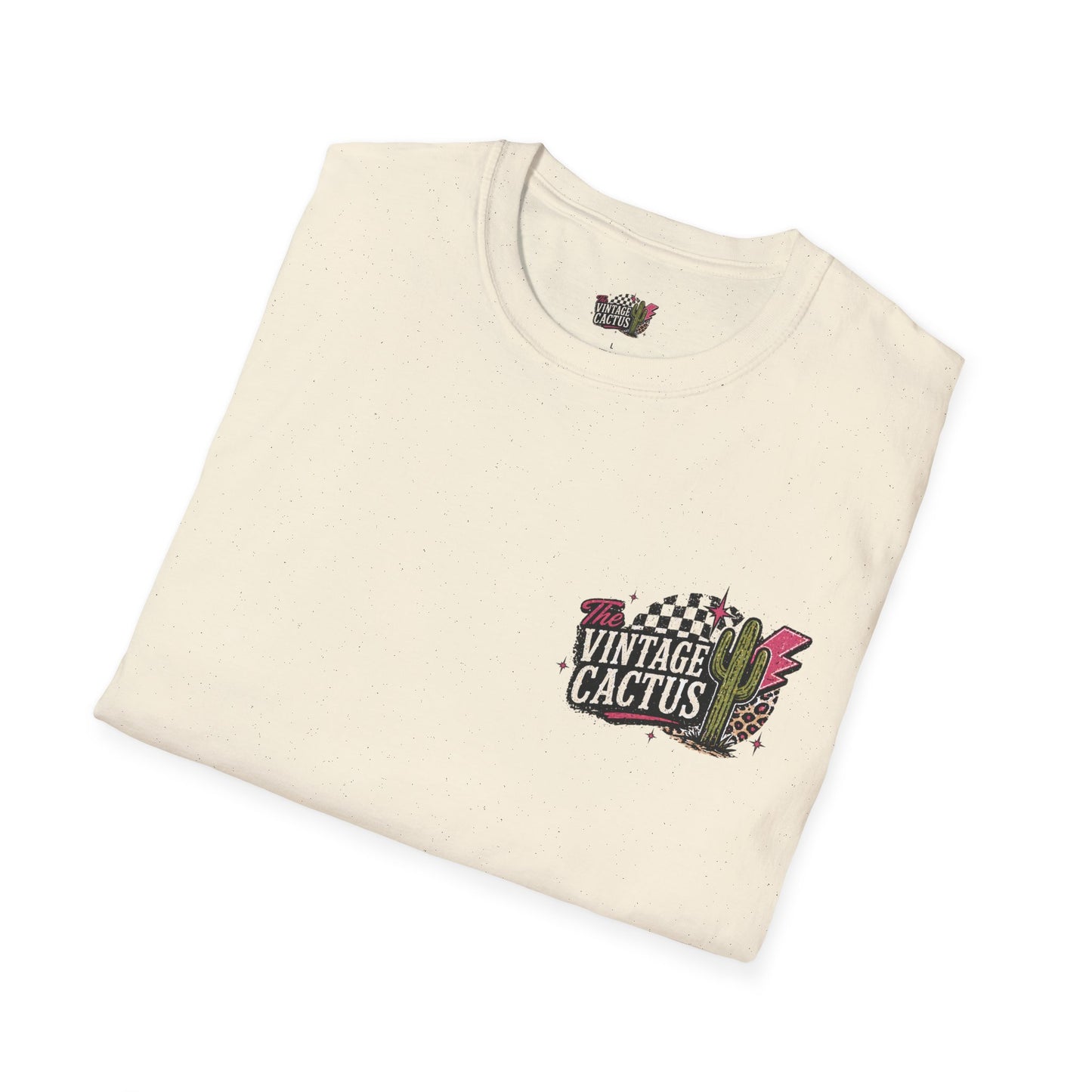 Tequila Made Me Do It T-Shirt — Vintage Cactus Shot Glass Graphic