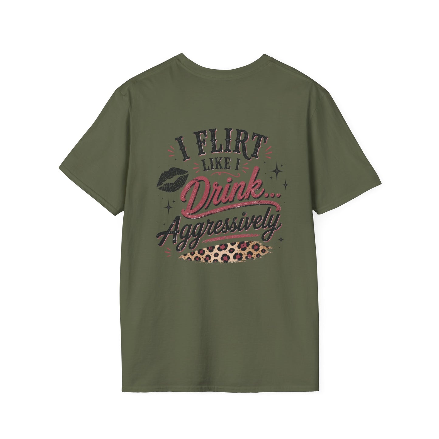 I Flirt Like I Drink Aggressively T-Shirt – Vintage Cactus Graphic Tee