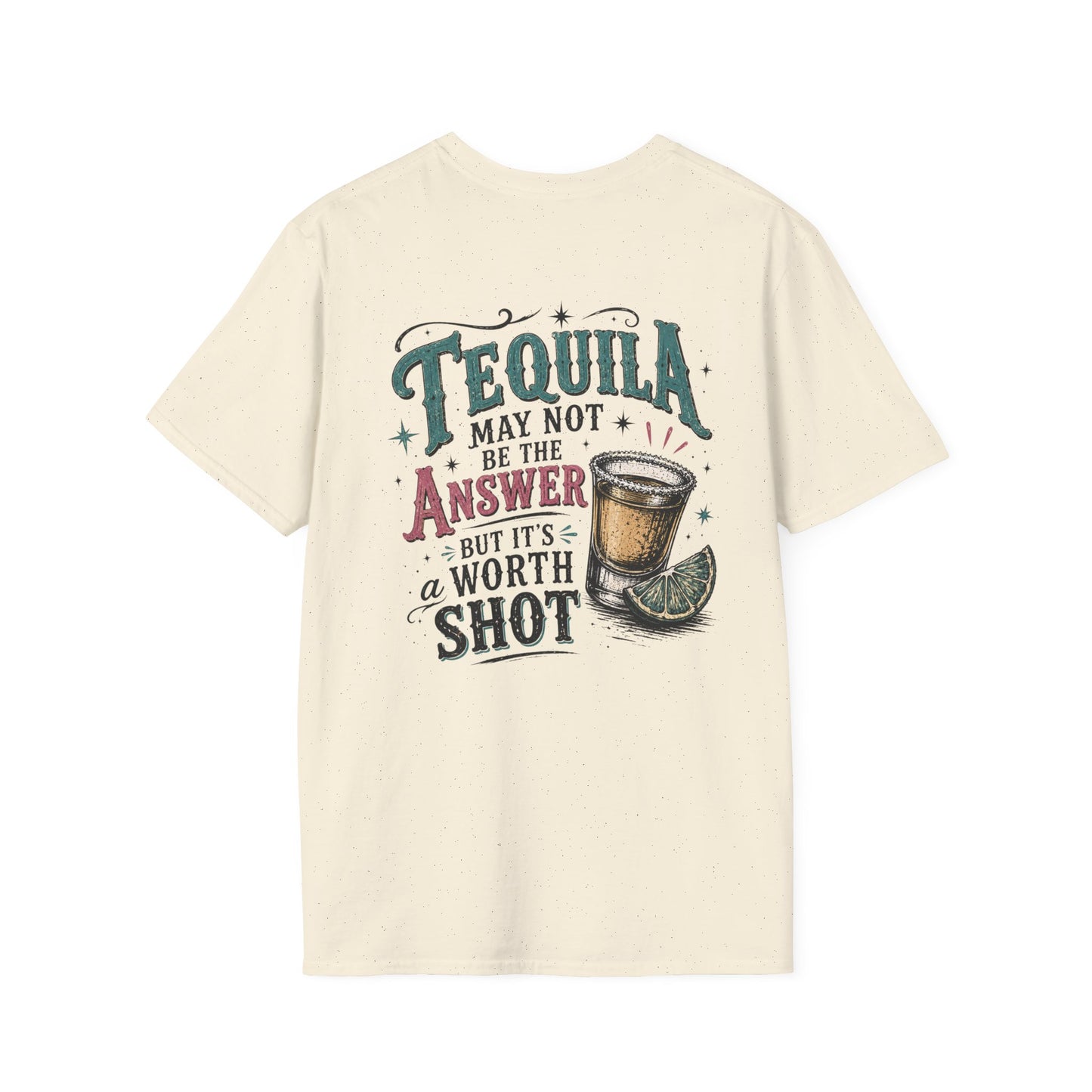 Tequila Worth a Shot T-Shirt — Vintage Cactus Bar Graphic Tee