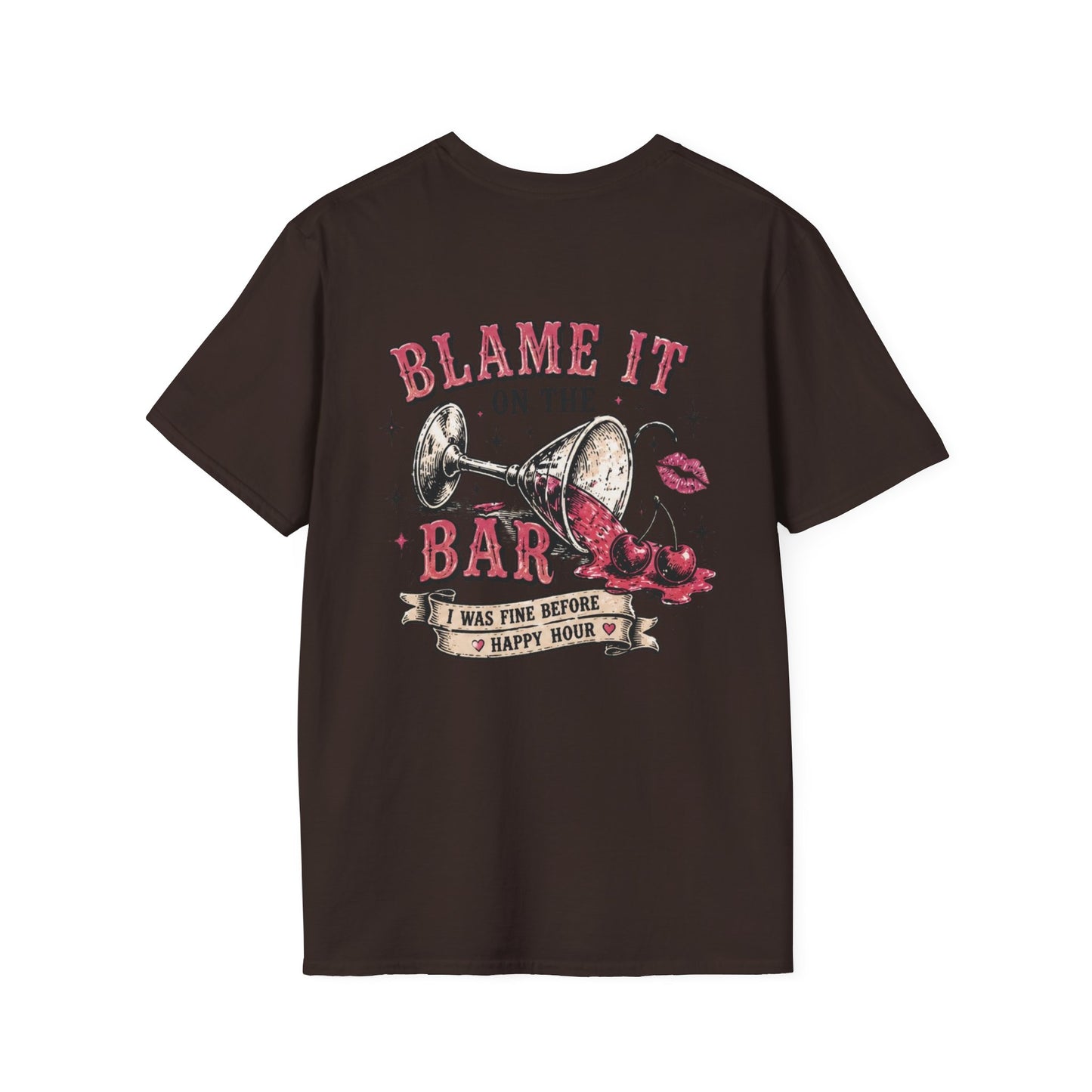 Blame It On The Bar Graphic T-Shirt — Vintage Cactus Happy Hour Tee