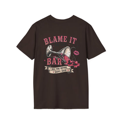 Blame It On The Bar Graphic T-Shirt — Vintage Cactus Happy Hour Tee