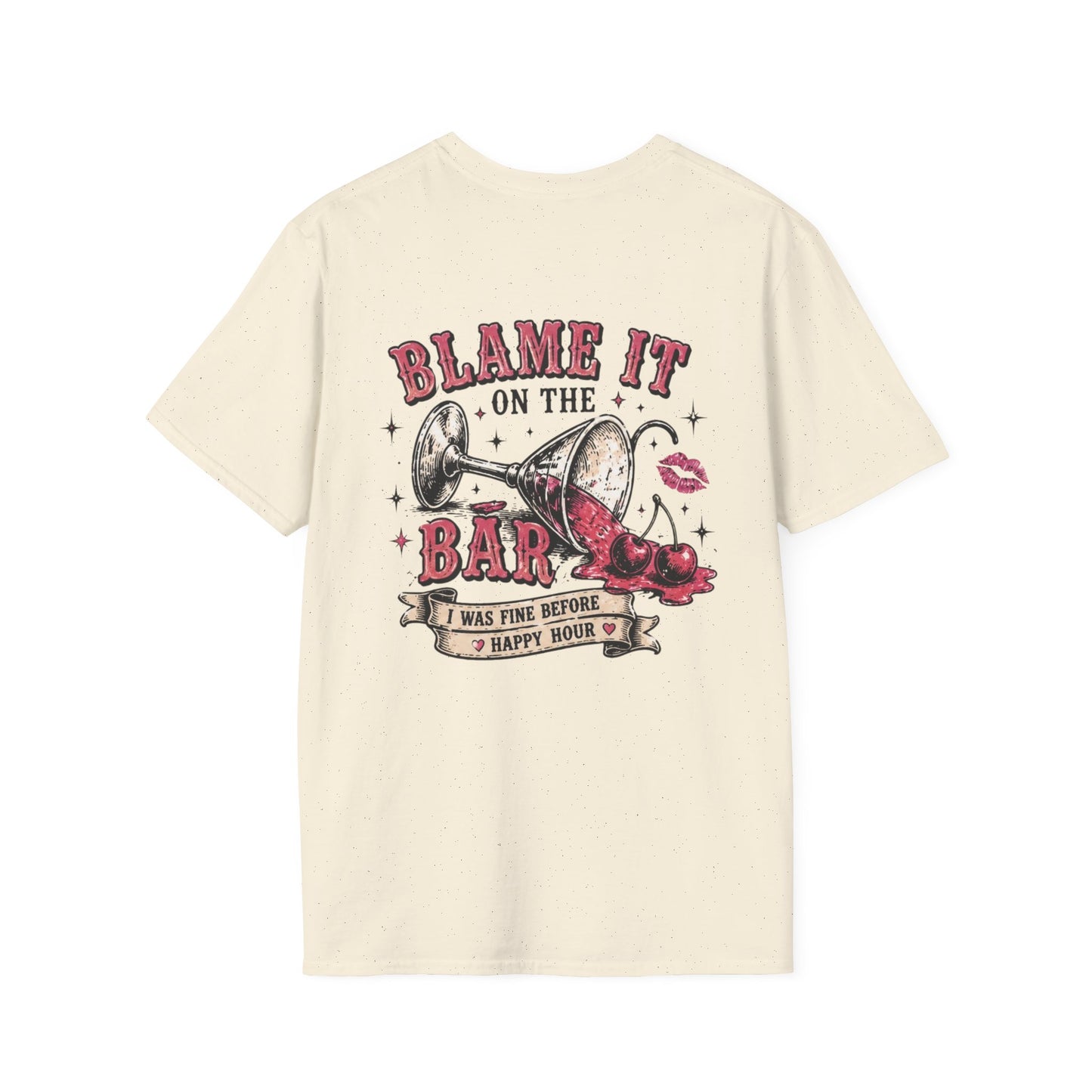 Blame It On The Bar Graphic T-Shirt — Vintage Cactus Happy Hour Tee