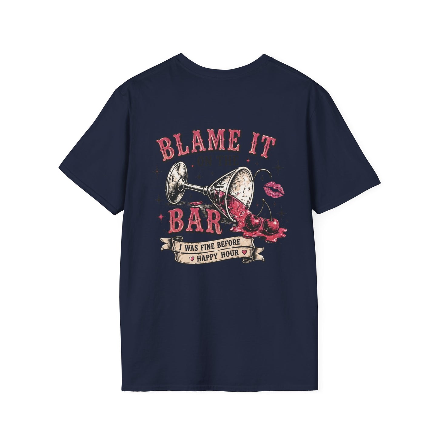 Blame It On The Bar Graphic T-Shirt — Vintage Cactus Happy Hour Tee