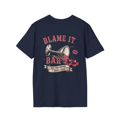 Blame It On The Bar Graphic T-Shirt — Vintage Cactus Happy Hour Tee