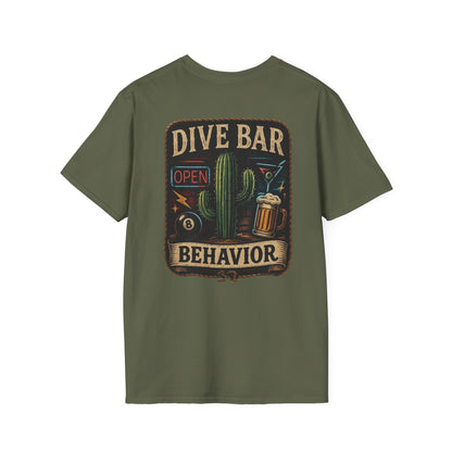 Dive Bar Behavior T-Shirt — Vintage Cactus Bar Graphic Tee