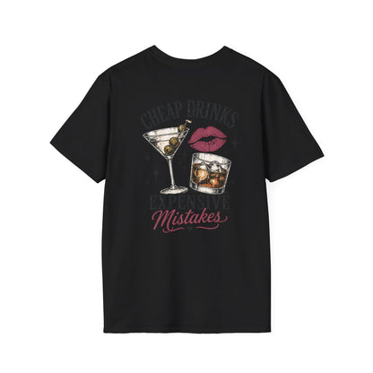 Vintage Cactus "Cheap Drinks, Expensive Mistakes" T-Shirt