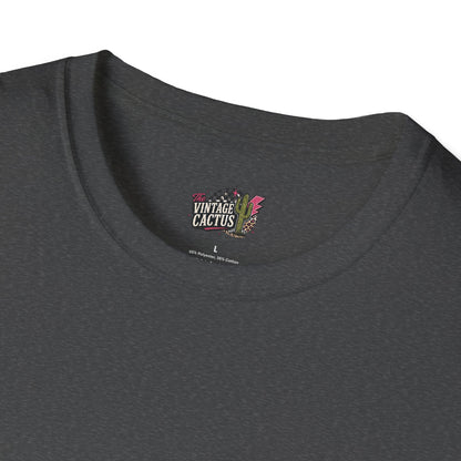 Vintage Pinup T-Shirt — "Shots First, Questions Later" Graphic Tee