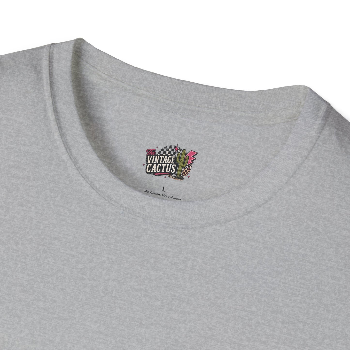 Tequila Made Me Do It T-Shirt — Vintage Cactus Shot Glass Graphic