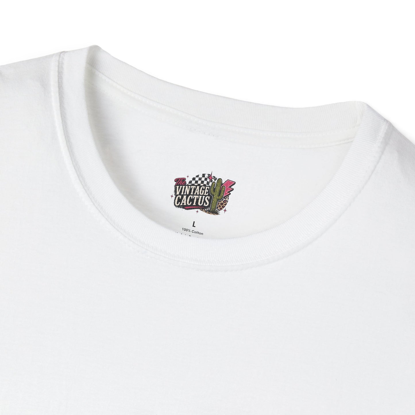 Thirsty & Prickly Cactus T-Shirt — Retro Floral Cocktail Desert Tee