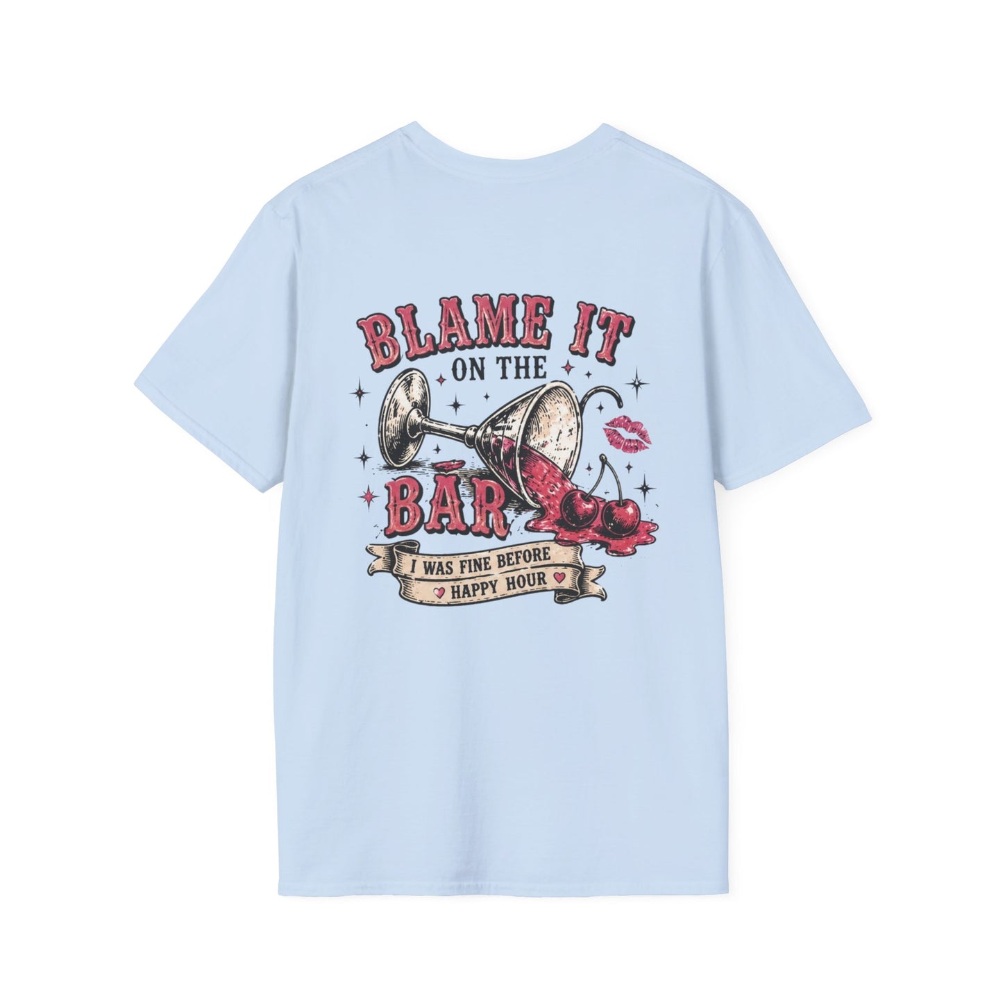 Blame It On The Bar Graphic T-Shirt — Vintage Cactus Happy Hour Tee