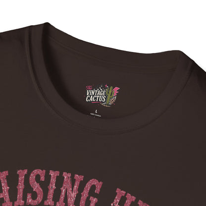 Raising Hell & Not Going to Jail Graphic T-Shirt — Western Skeleton Cowgirl Tee