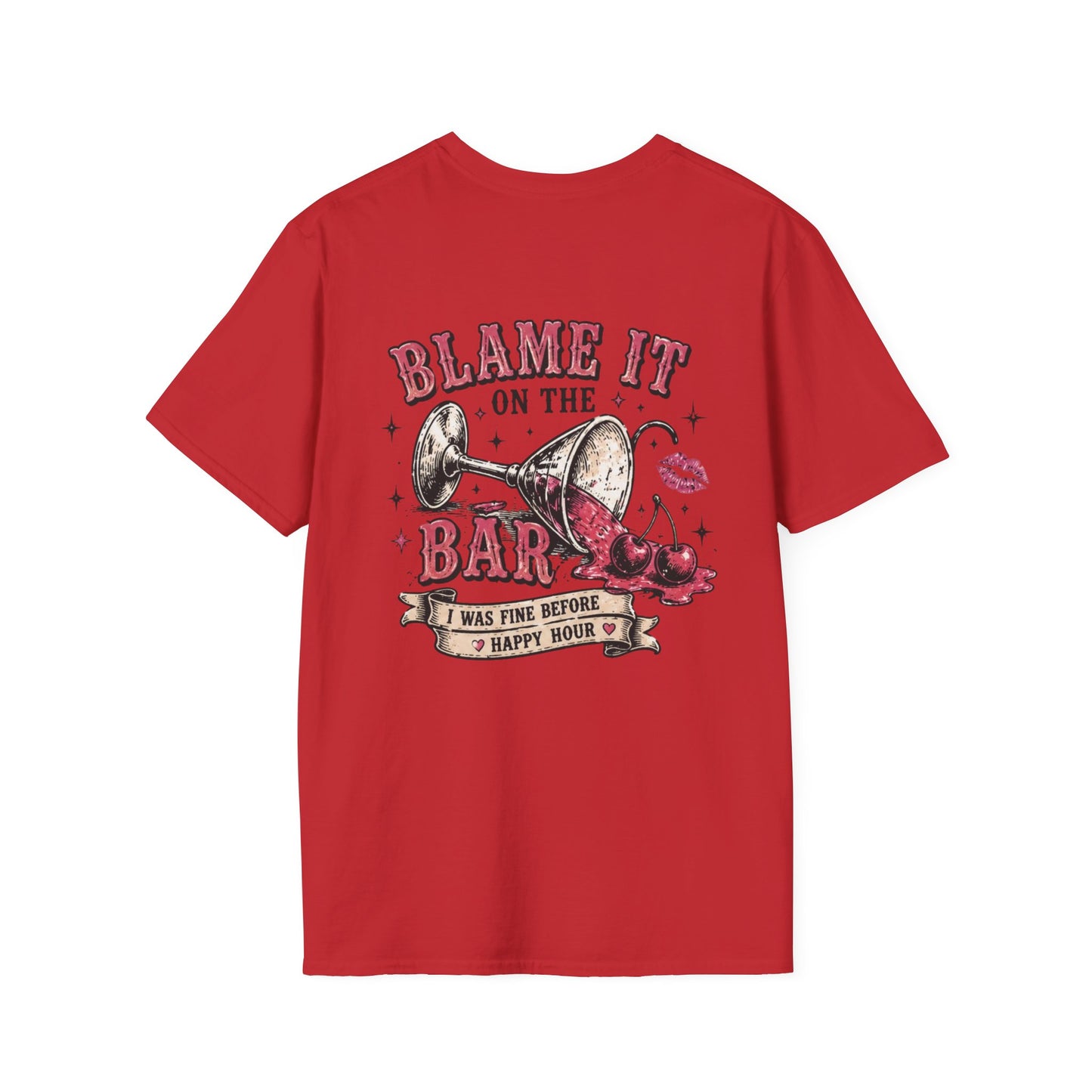 Blame It On The Bar Graphic T-Shirt — Vintage Cactus Happy Hour Tee