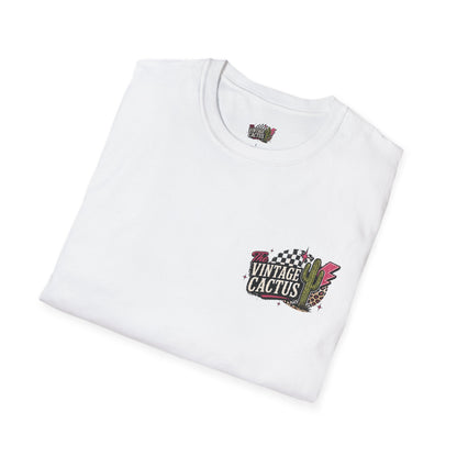 Cocktails & Chaos T-Shirt — Vintage Cherry Graphic Tee