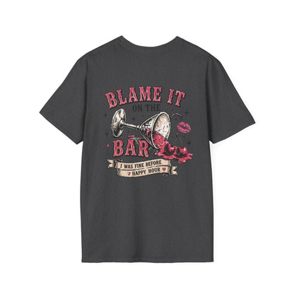 Blame It On The Bar Graphic T-Shirt — Vintage Cactus Happy Hour Tee