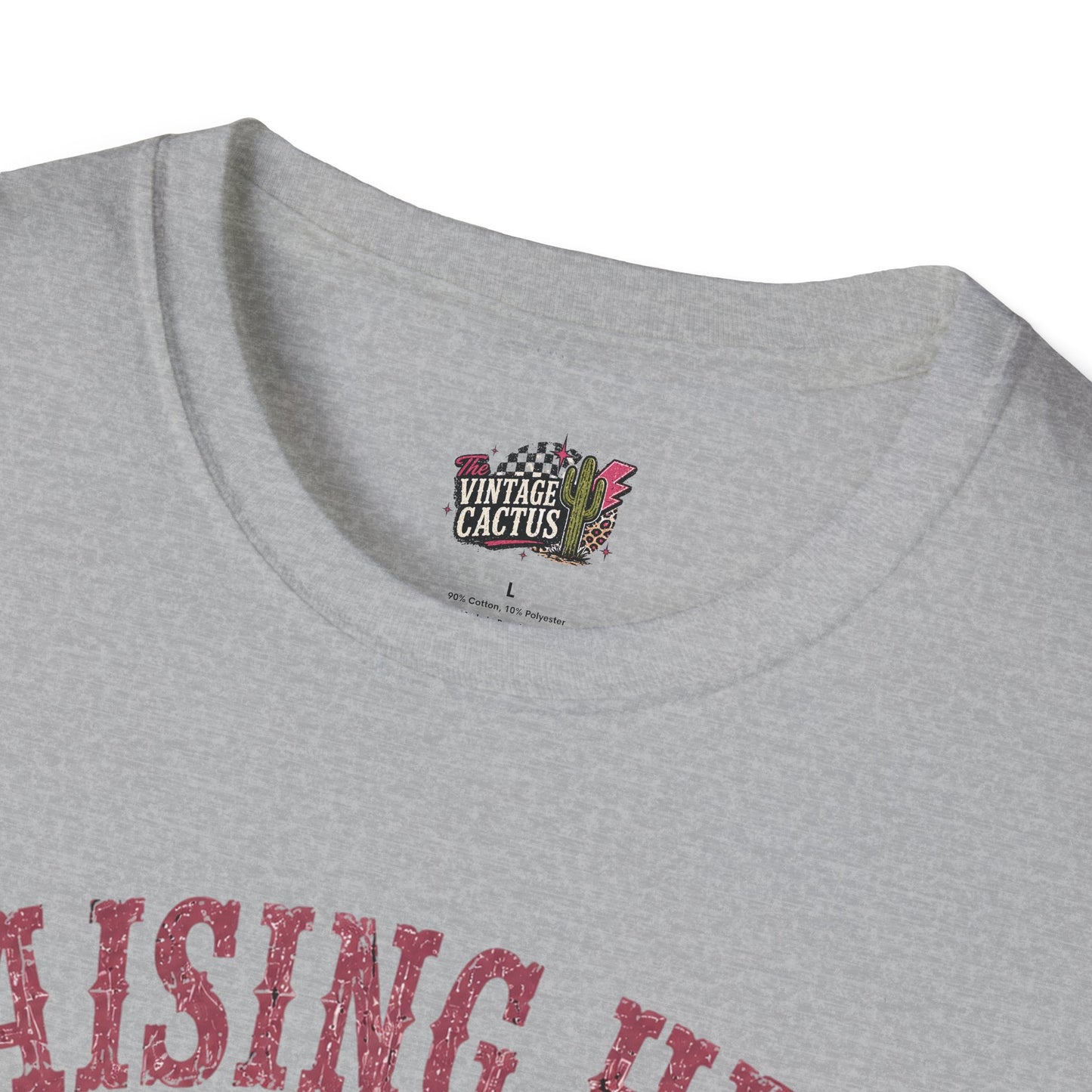 Raising Hell & Not Going to Jail Graphic T-Shirt — Western Skeleton Cowgirl Tee