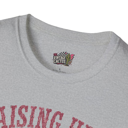 Raising Hell & Not Going to Jail Graphic T-Shirt — Western Skeleton Cowgirl Tee