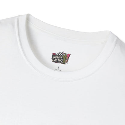 Tequila Made Me Do It T-Shirt — Vintage Cactus Shot Glass Graphic