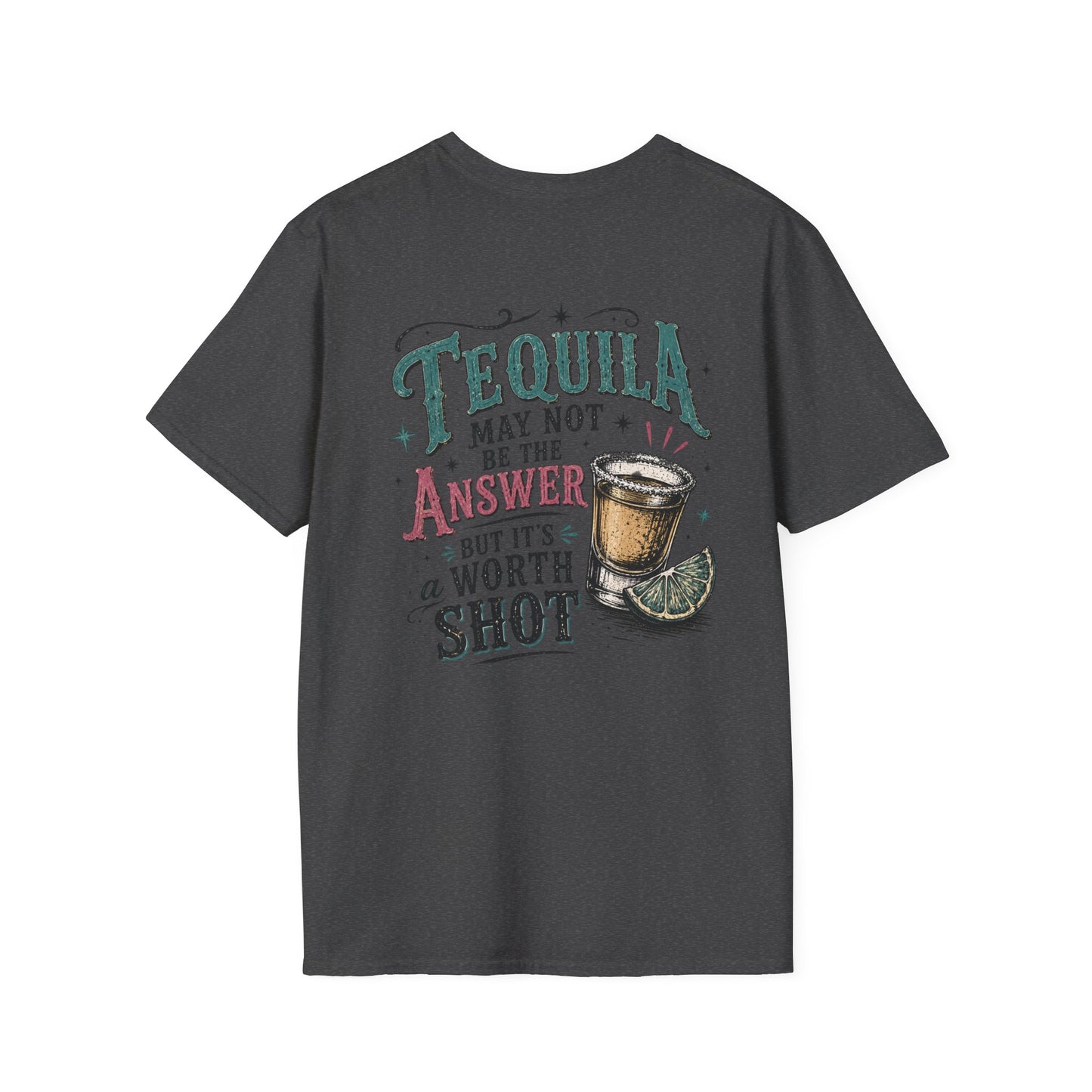 Tequila Worth a Shot T-Shirt — Vintage Cactus Bar Graphic Tee