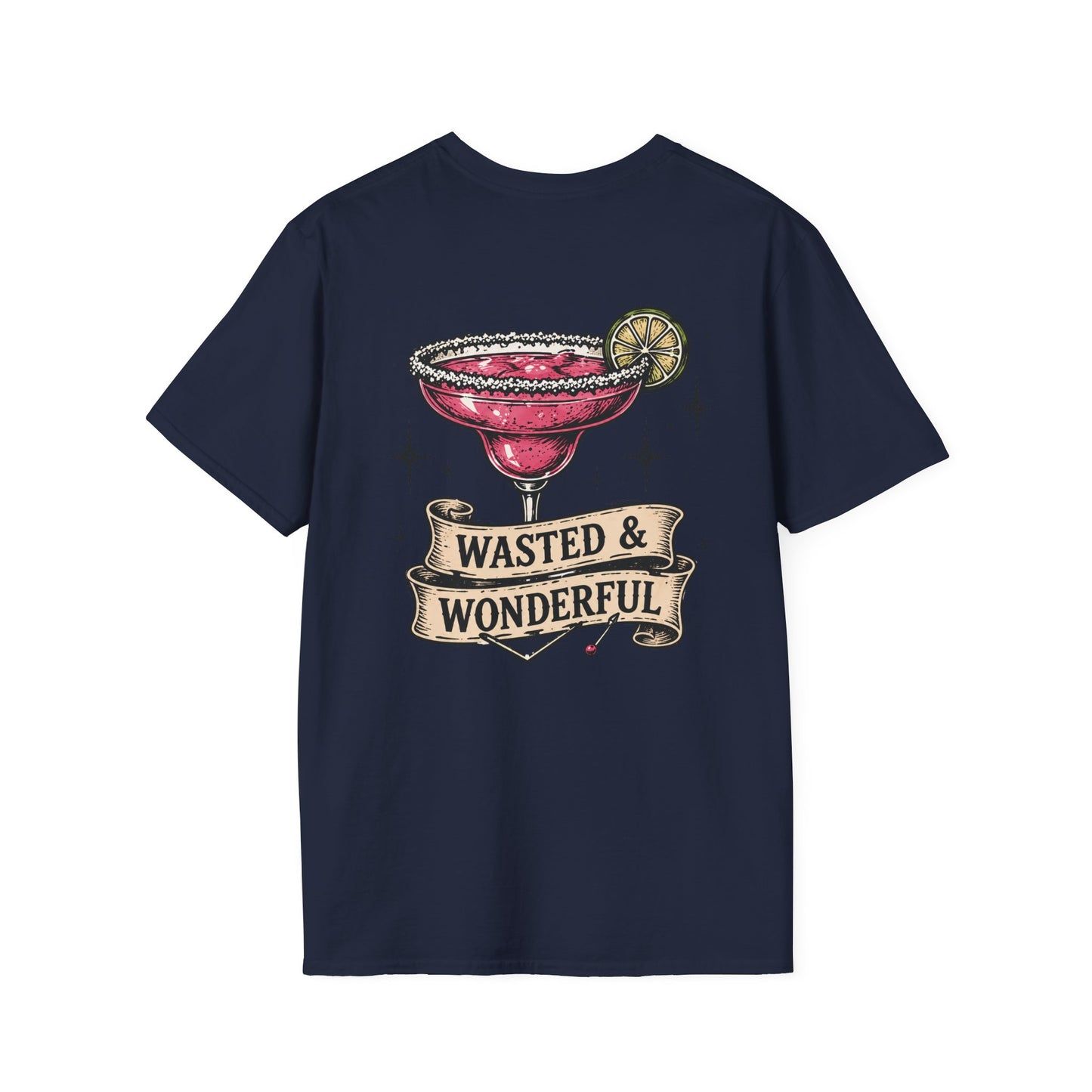 Wasted & Wonderful Margarita T-Shirt — Vintage Cocktail Graphic Tee